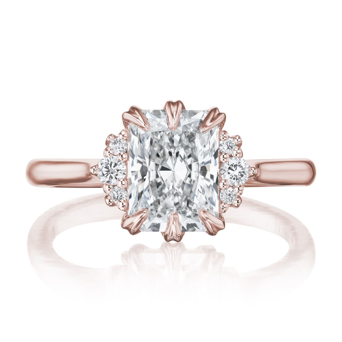 ・DEMI・Radiant Lab-Grown Diamond Center Diamond Accents (1.59ct Center)