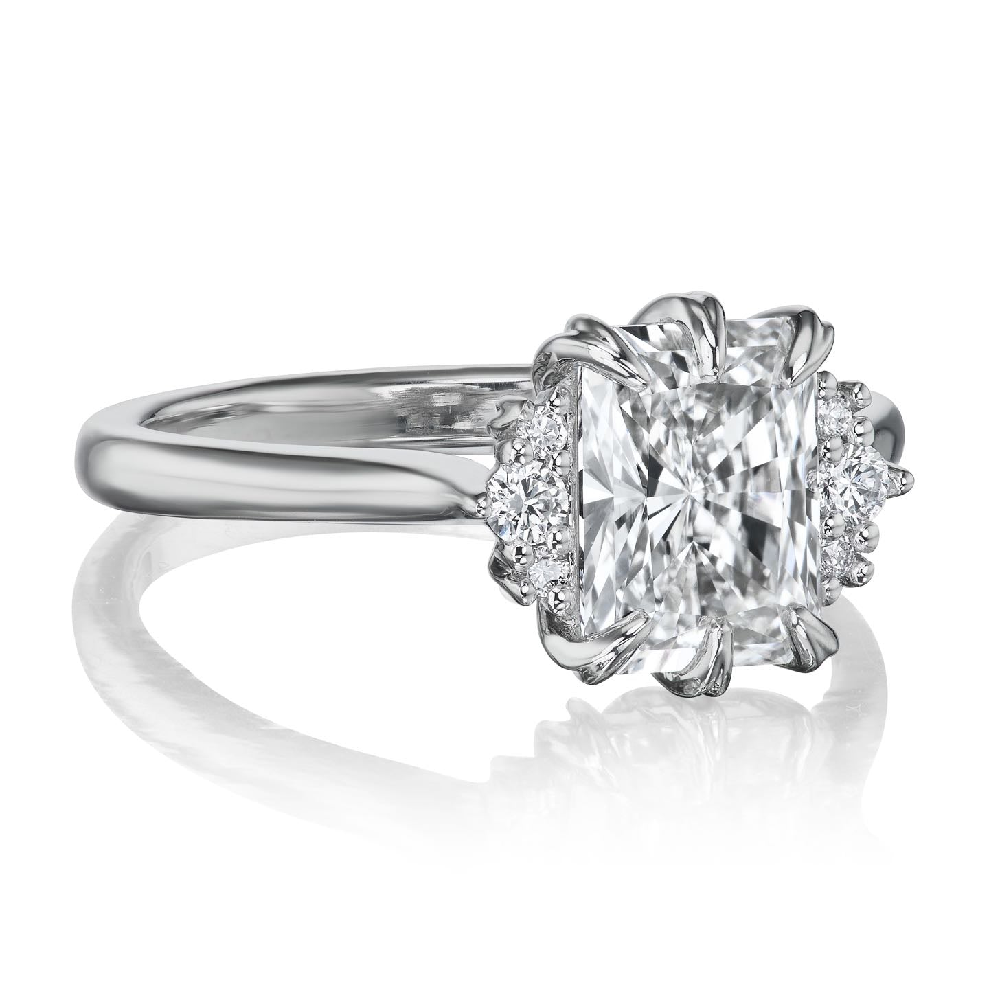 ・DEMI・Radiant Lab-Grown Diamond Center Diamond Accents (1.59ct Center)