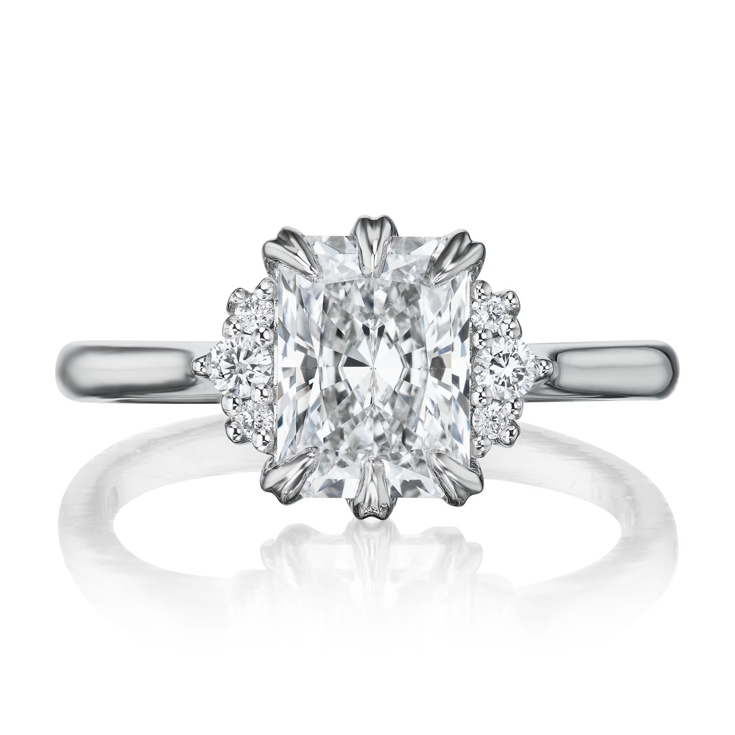 ・DEMI・Radiant Lab-Grown Diamond Center Diamond Accents (1.59ct Center)