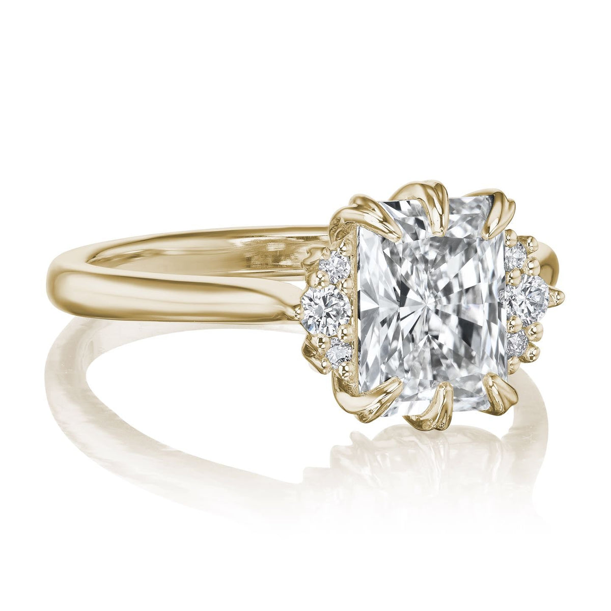 ・DEMI・Radiant Lab-Grown Diamond Center Diamond Accents (1.59ct Center)