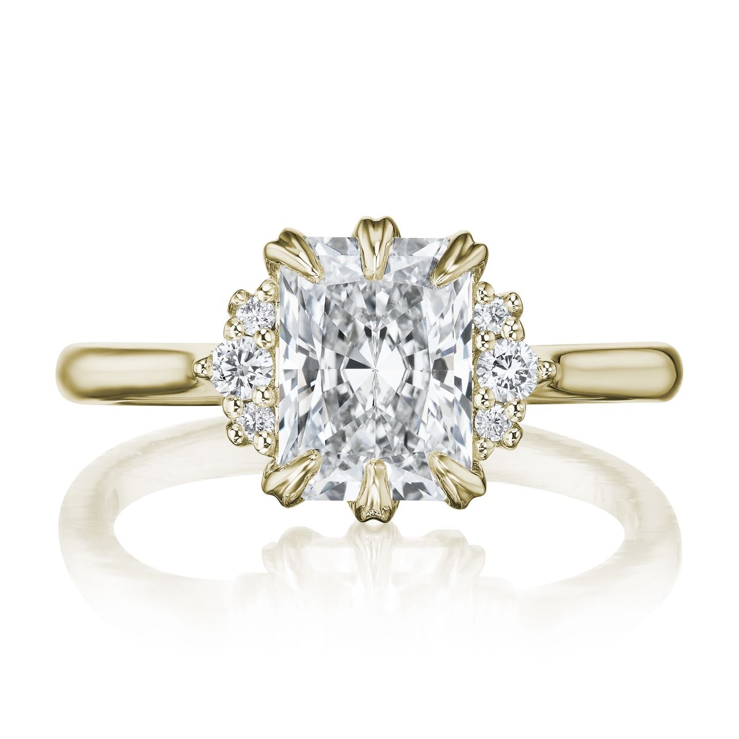 ・DEMI・Radiant Lab-Grown Diamond Center Diamond Accents (1.59ct Center)