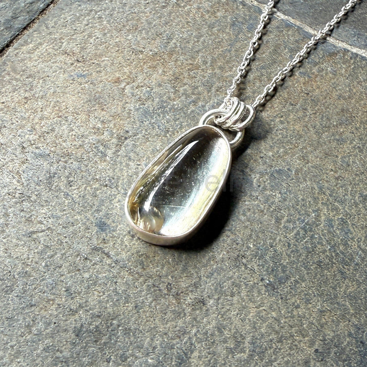 Champagne Oregon Sunstone Pendant Necklace | Sterling Silver | PNW Gemstone - image 3