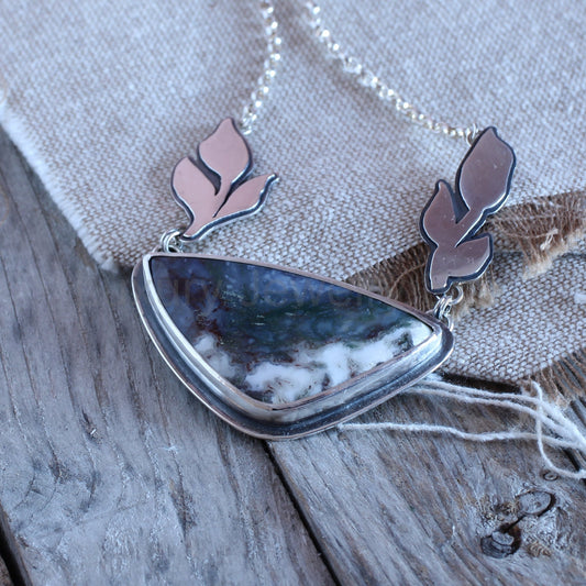 Moss Agate pendant - Limited Edition No.144 - image 2