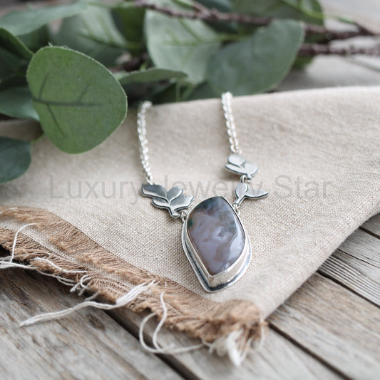 Moss Agate pendant - Limited Edition No.145 - image 2