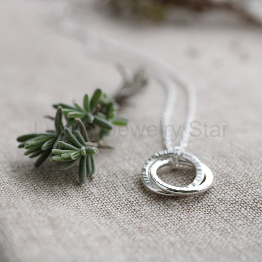 Silver Infinity Links Necklace