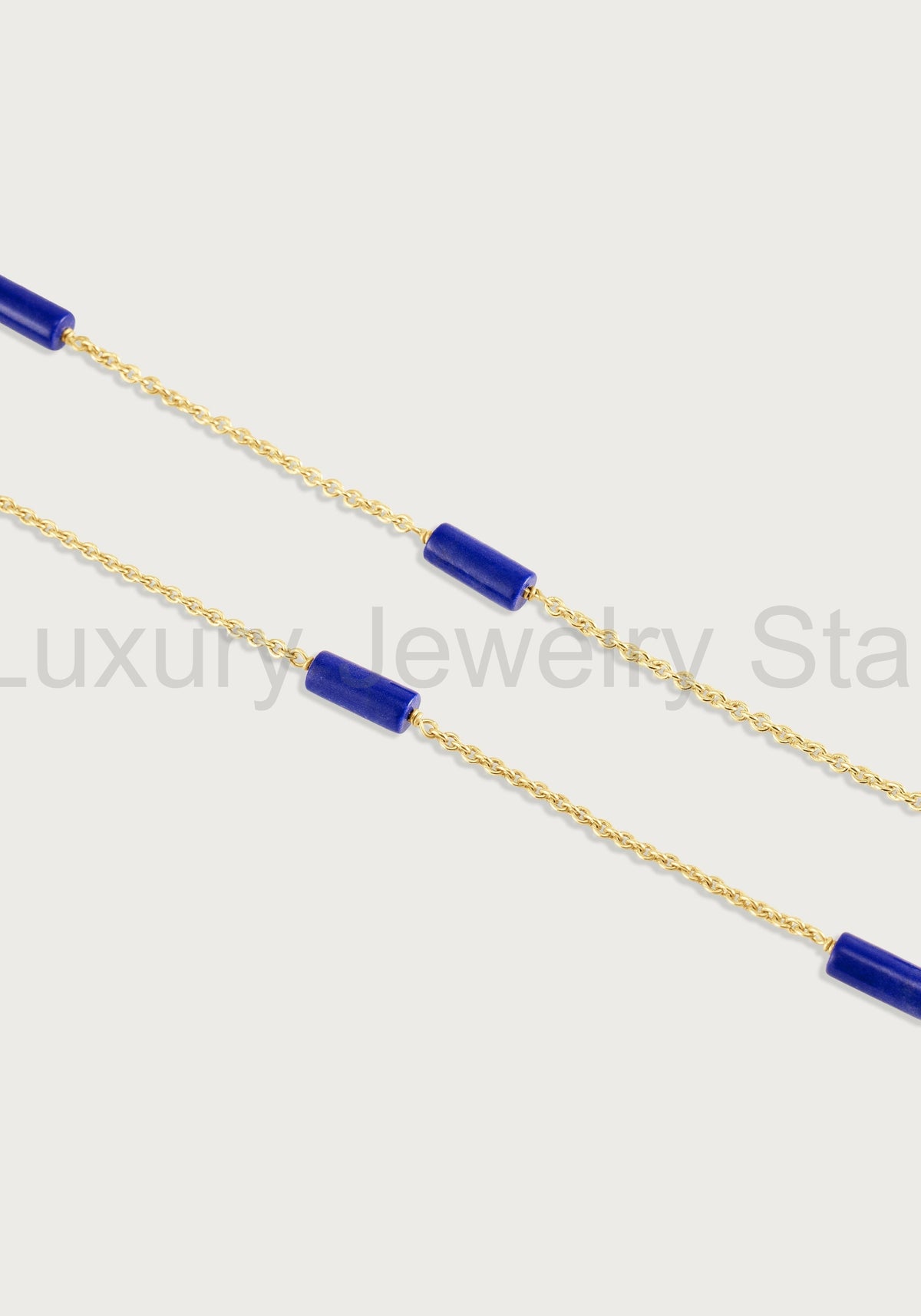 Forza Long Lapis Chain Necklace - image 6