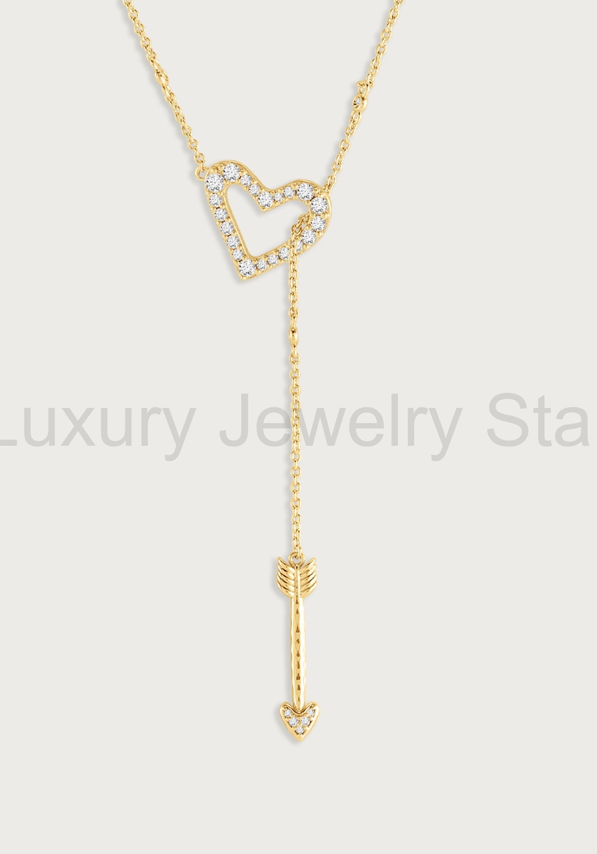 Heart Lariat Necklace - image 3
