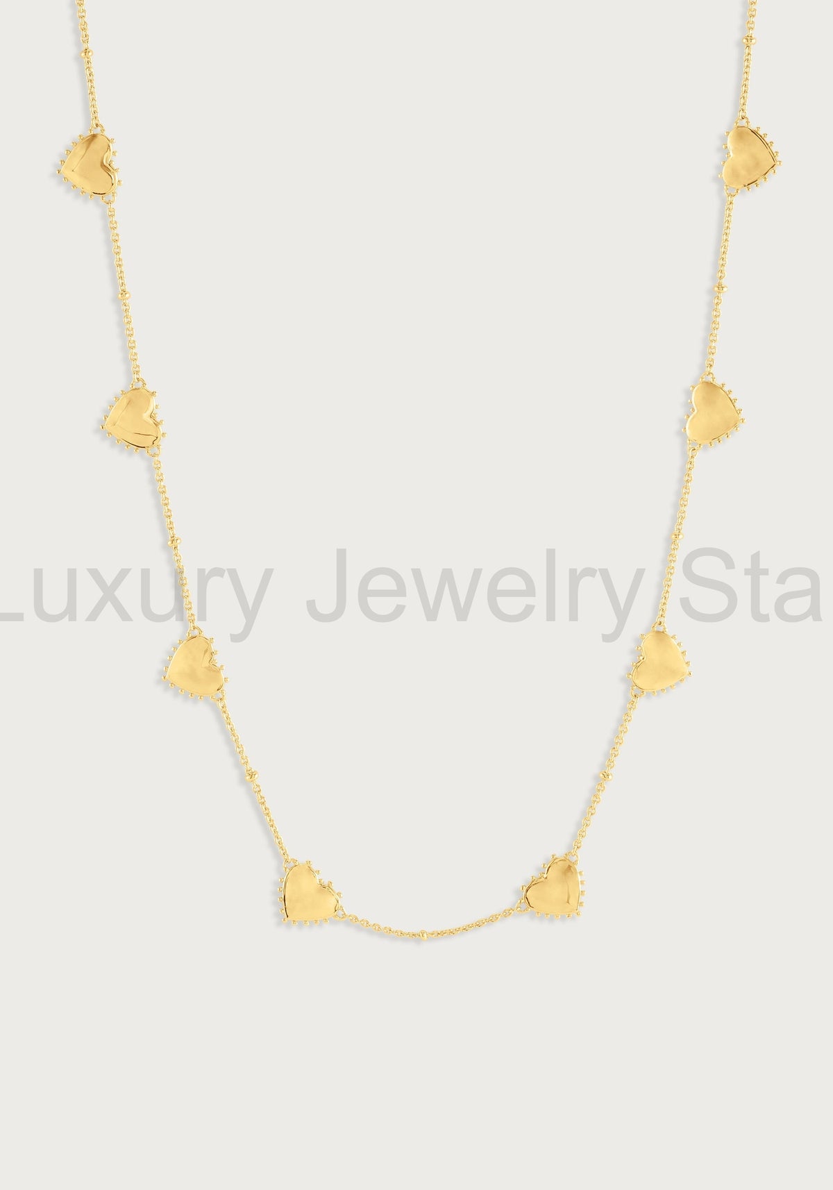 Heart Station Necklace