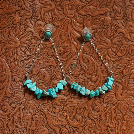 The Turquoise Stack Earrings