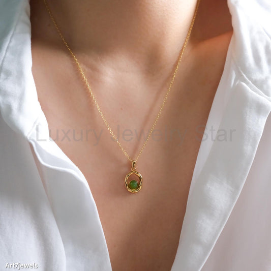 Green Jade Necklace