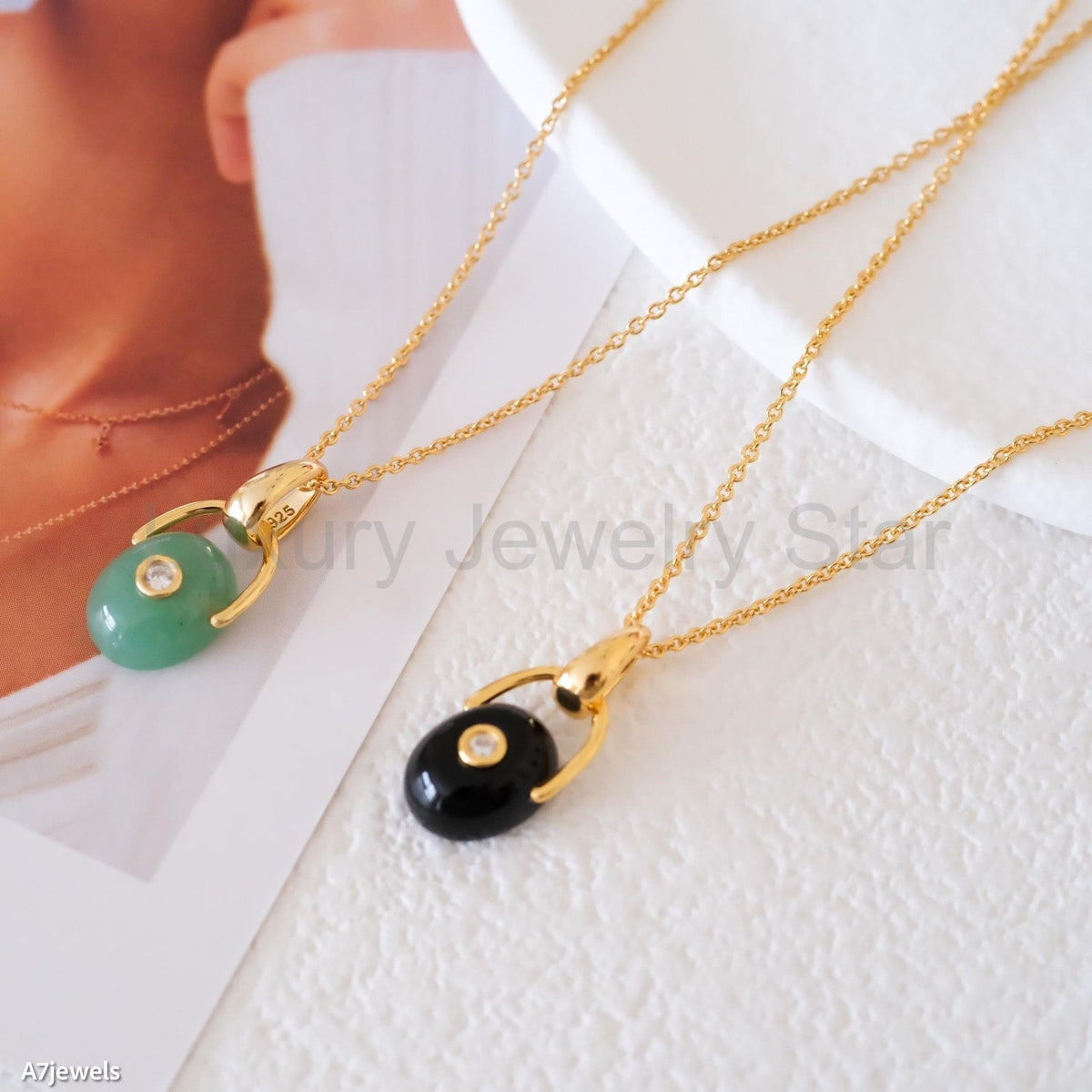 Onyx Necklace - image 4