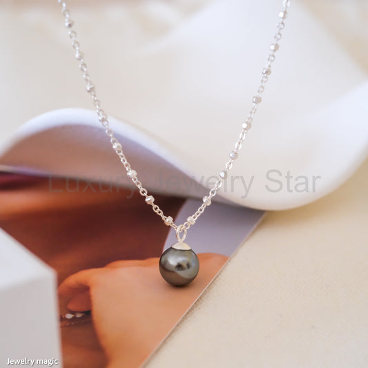 Silver Tahitian Necklace - image 2