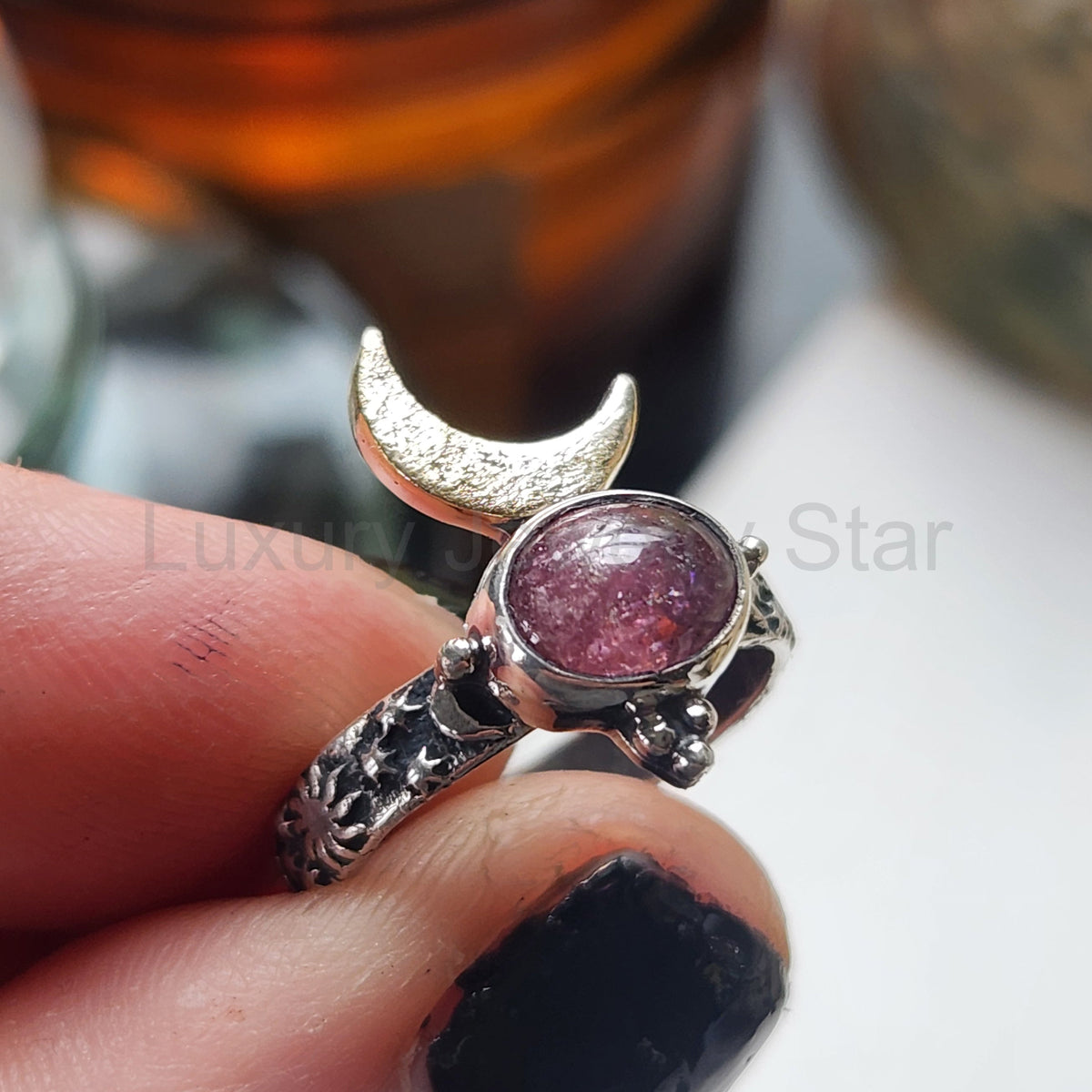 Size 5.5, Candy Pink Tourmaline - image 2