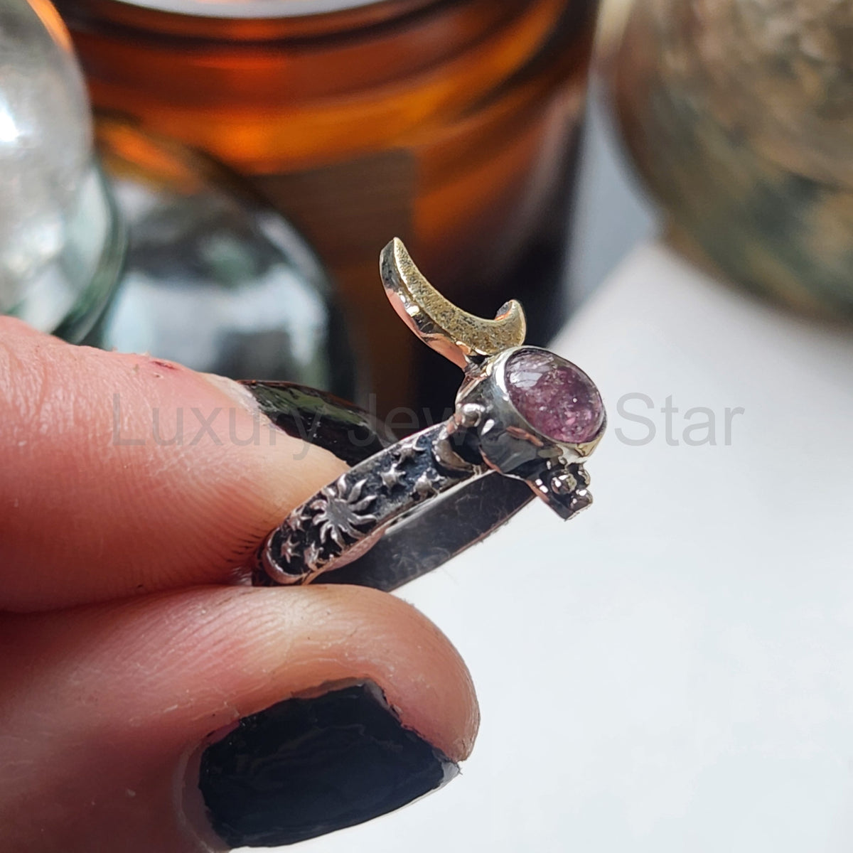 Size 5.5, Candy Pink Tourmaline - image 3