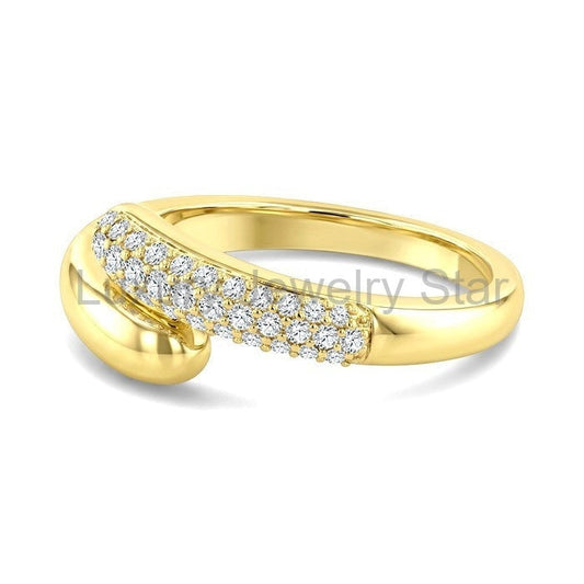 Aeris Gold Diamond Fashion Ring - image 2