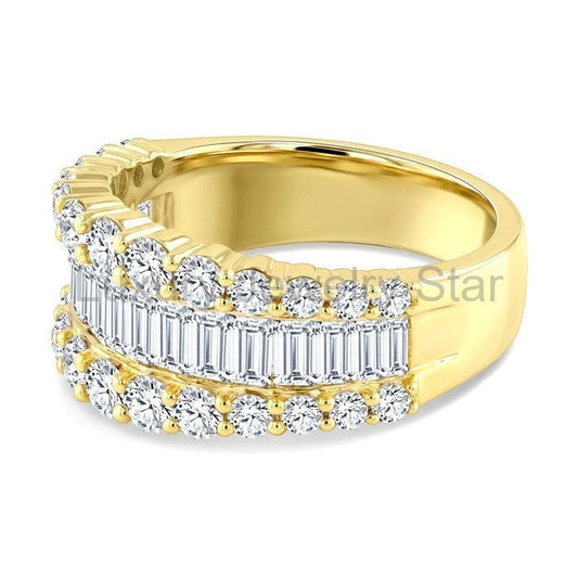 Baguette Diamond Fashion Band - image 2