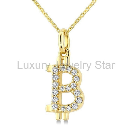 Bitcoin Diamond Fashion Pendant