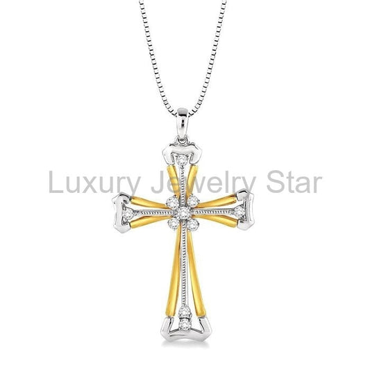 Cross Diamond Fashion Pendant