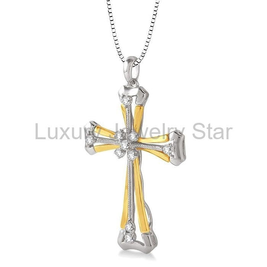 Cross Diamond Fashion Pendant