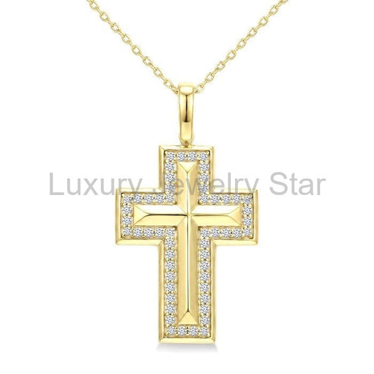 Cross Diamond Fashion Pendant