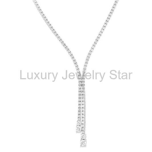 Diamond Lariat Y Necklace
