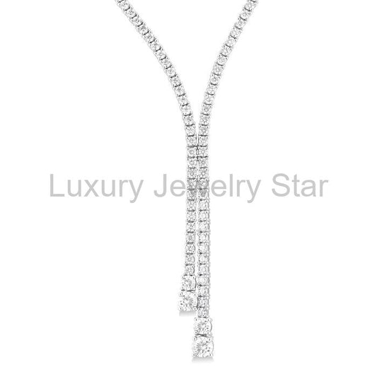 Diamond Lariat Y Necklace - image 2