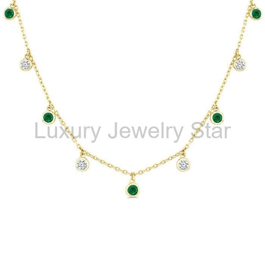 Diamond Station Necklace - image 2