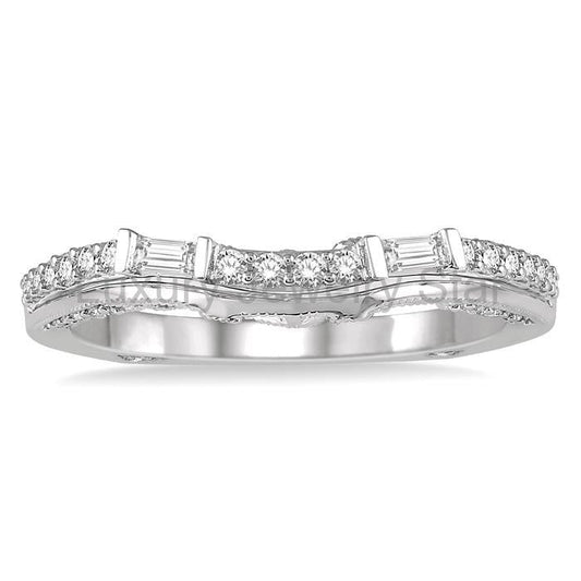 Diamond Wedding Band - image 2