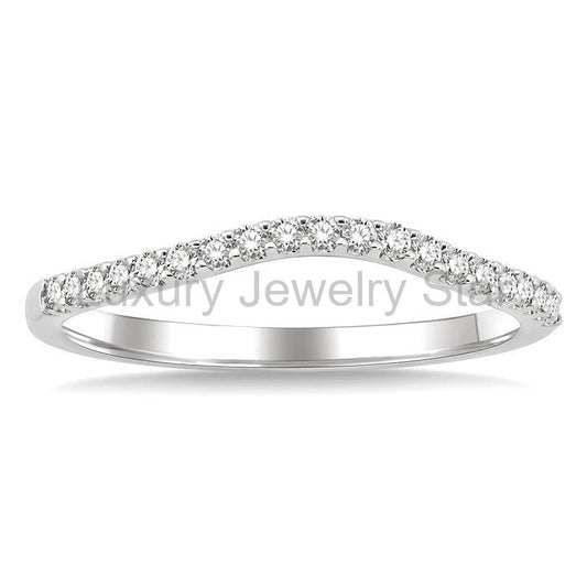 Diamond Wedding Band - image 2