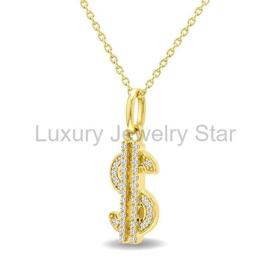 Dollar Diamond Fashion Pendant