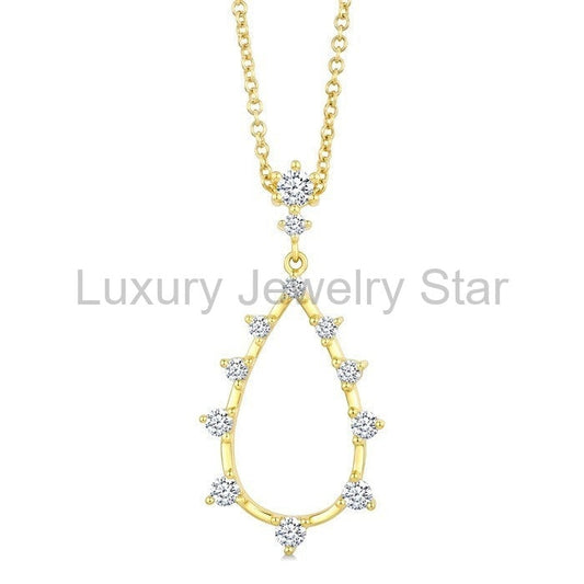 Drop Floating Diamond Fashion Pendant
