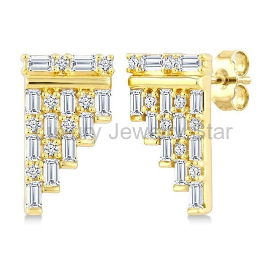 Fusion Diamond Fashion Earrings