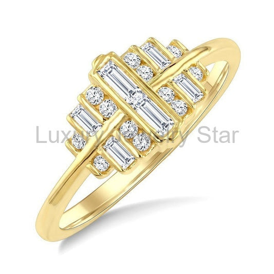 Fusion Diamond Fashion Ring