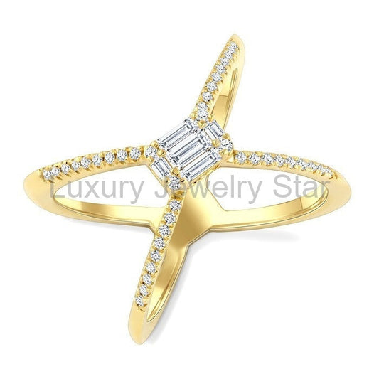 Fusion Diamond Fashion Ring