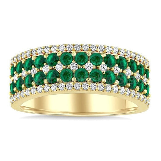 Gemstone & Diamond Fashion Band - image 2