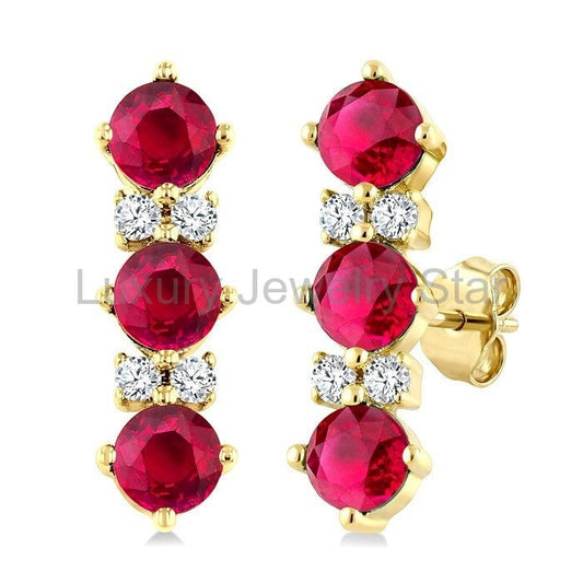 Gemstone & Petite Diamond Fashion Earrings