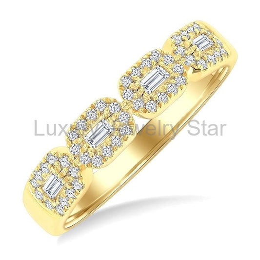 Halo Diamond Fashion Band