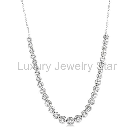 Illusion Diamond Necklace