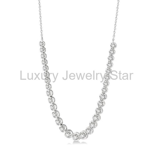 Illusion Diamond Necklace - image 2