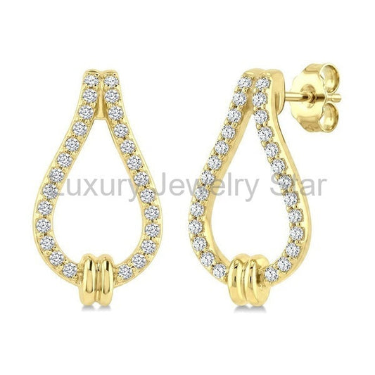 Knot Diamond Fashion Earrings