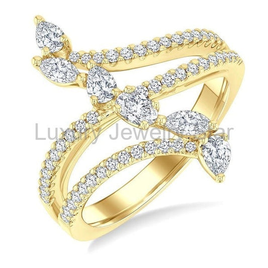Mixed Shape Diamond Fashion Ring