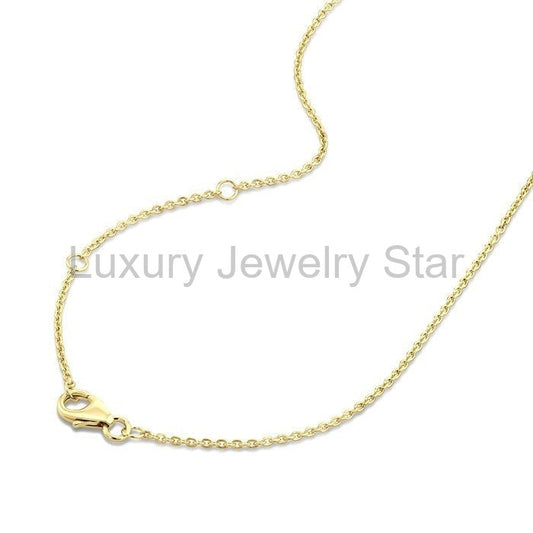 Pear & Round Shape Bezel Diamond Necklace - image 2