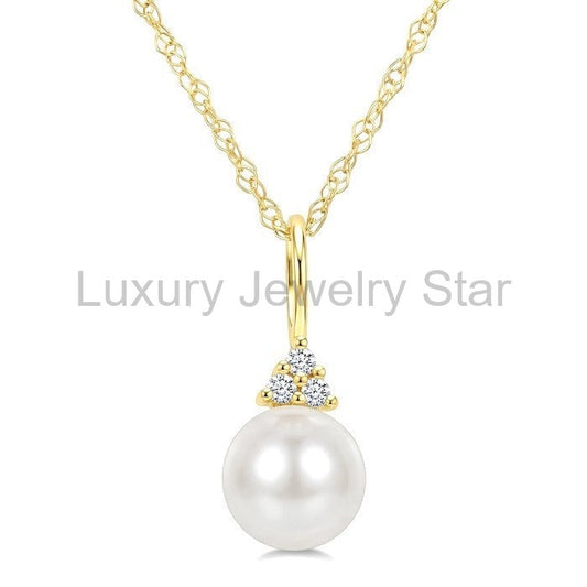 Pearl & Diamond Fashion Pendant