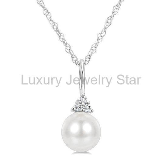 Pearl & Diamond Fashion Pendant