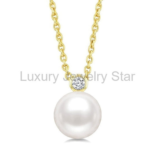 Pearl & Diamond Pendant