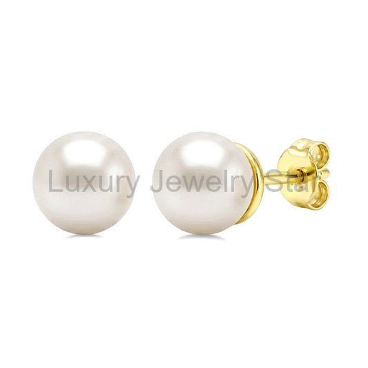 Pearl Stud Earrings