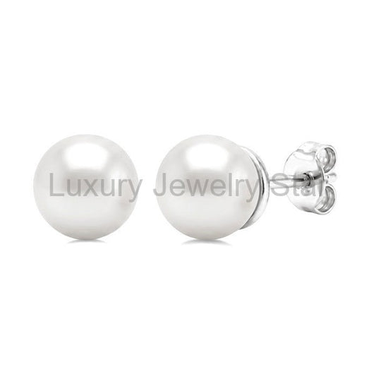 Pearl Stud Earrings