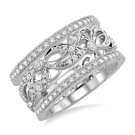 Stackable Diamond Band Set