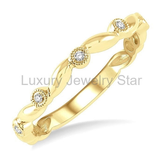Stackable Diamond Fashion Band