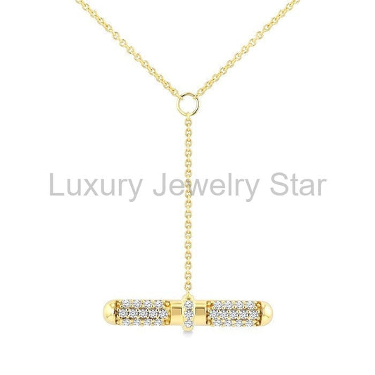 T-Bar Diamond Fashion Necklace